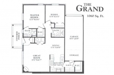 Grand 2 Bedroom Floor plan